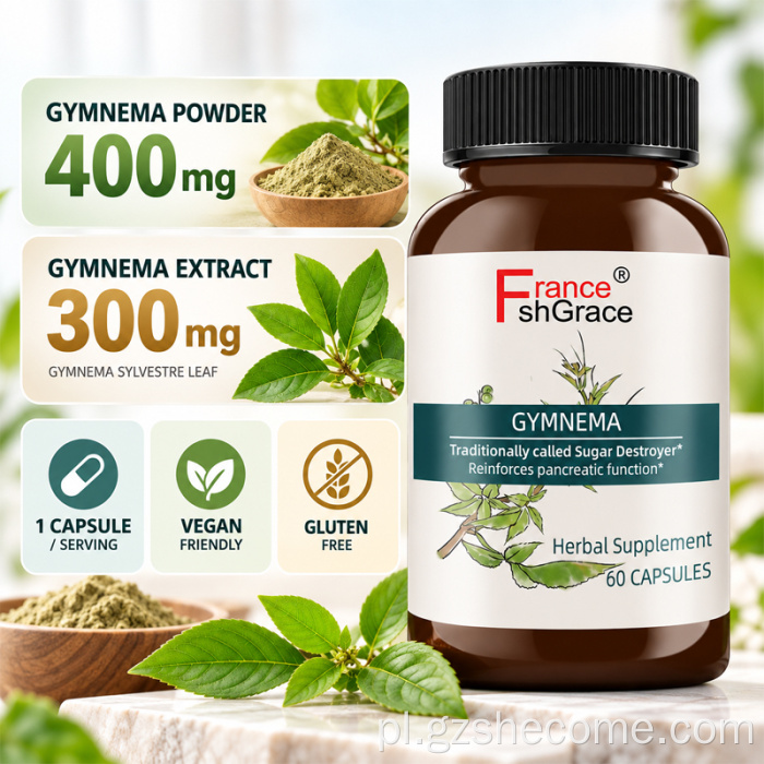 Organiczny suplement Shecome Gymnema Sylvestre wspiera zdrowie